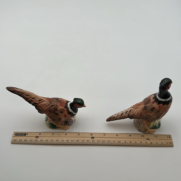1990s Fitz and Floyd Pheasant Salt and Pepper Shakers - a Pair - Picture 15 of 16